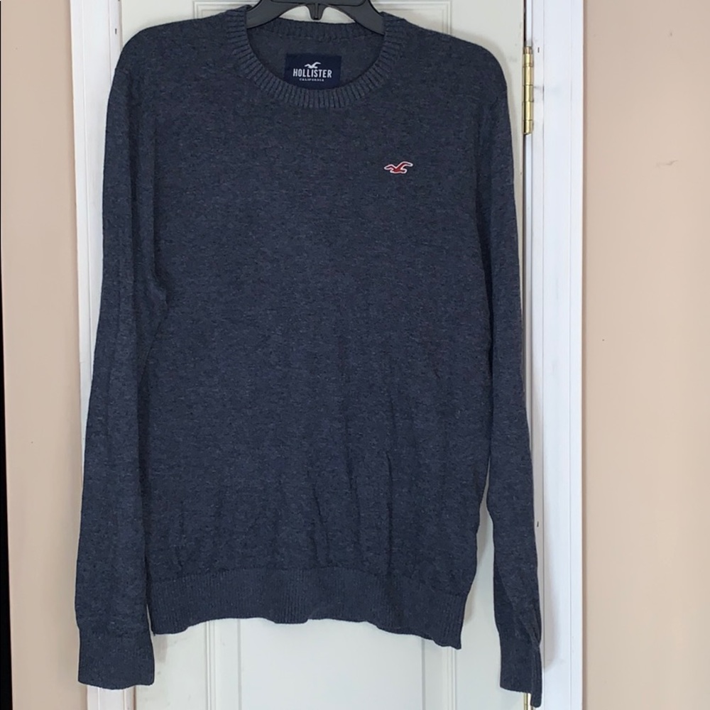 Hollister Crewneck Navy Sweater Men’s L